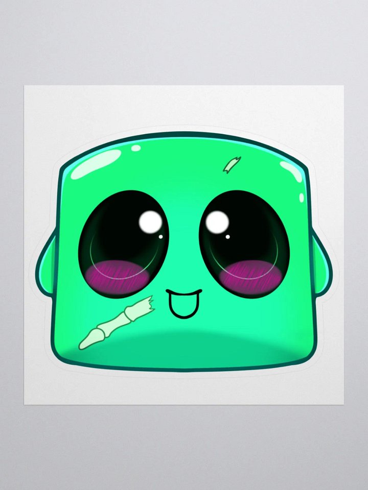 Cheerful Jello Square Stickers product image (2)