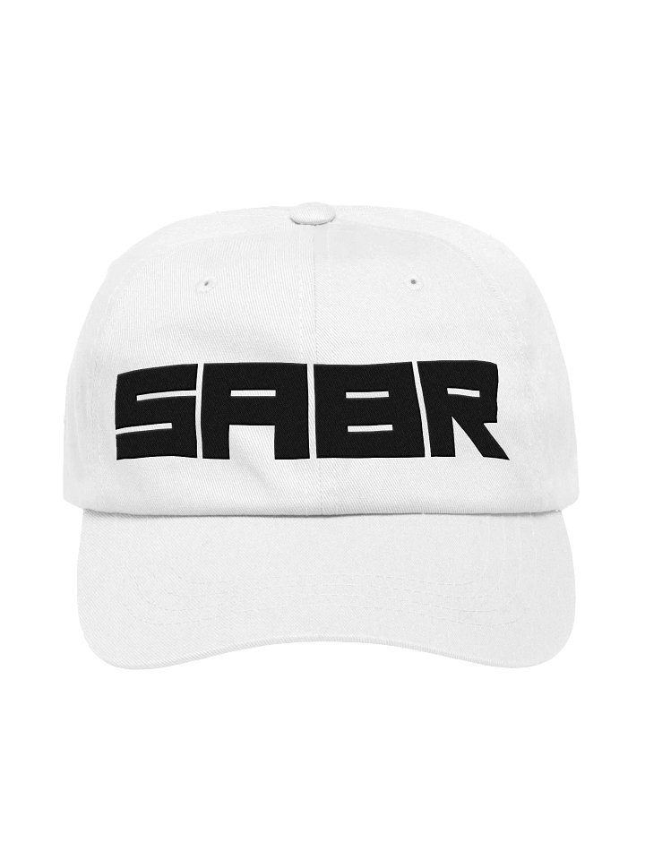 SABR Black Logo Unisex Chino Cotton Twill Baseball Hat product image (1)