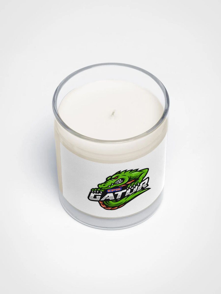 V3 Logo Soy Wax Candle In A Clear Glass Jar product image (3)