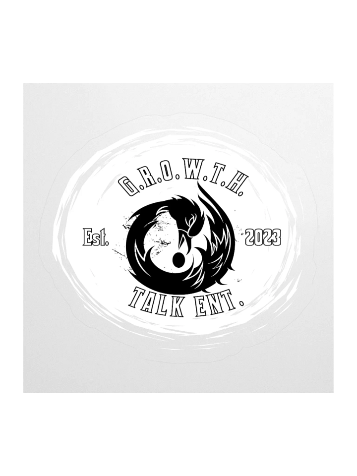 G.R.O.W.T.H. Talk Sankofa Sticker (white) product image (1)