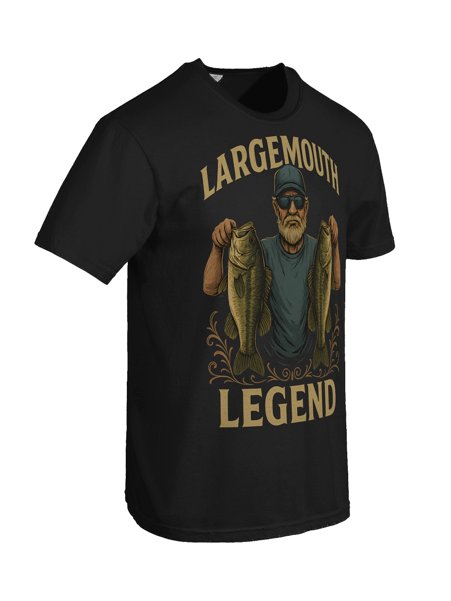 Bass Fishing T-Shirt – Largemouth Bass Angler Tee for Fishermen product image (8)