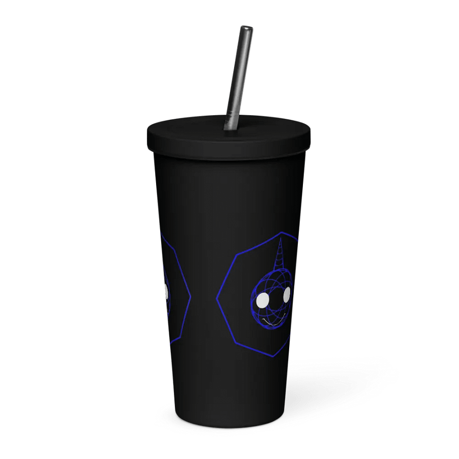 narwhal labs black steel water cup product image (3)
