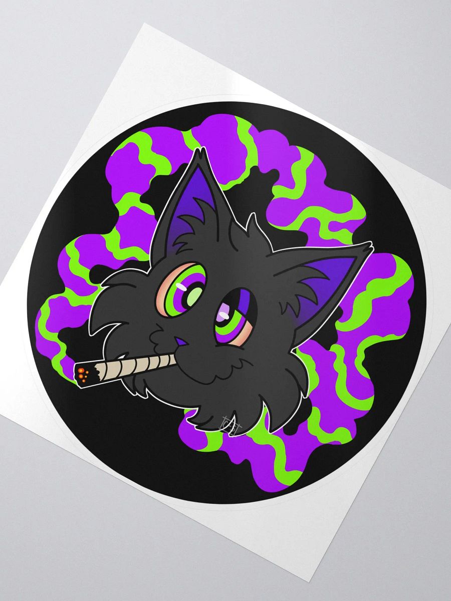 Weed Cat Sticker product image (2)