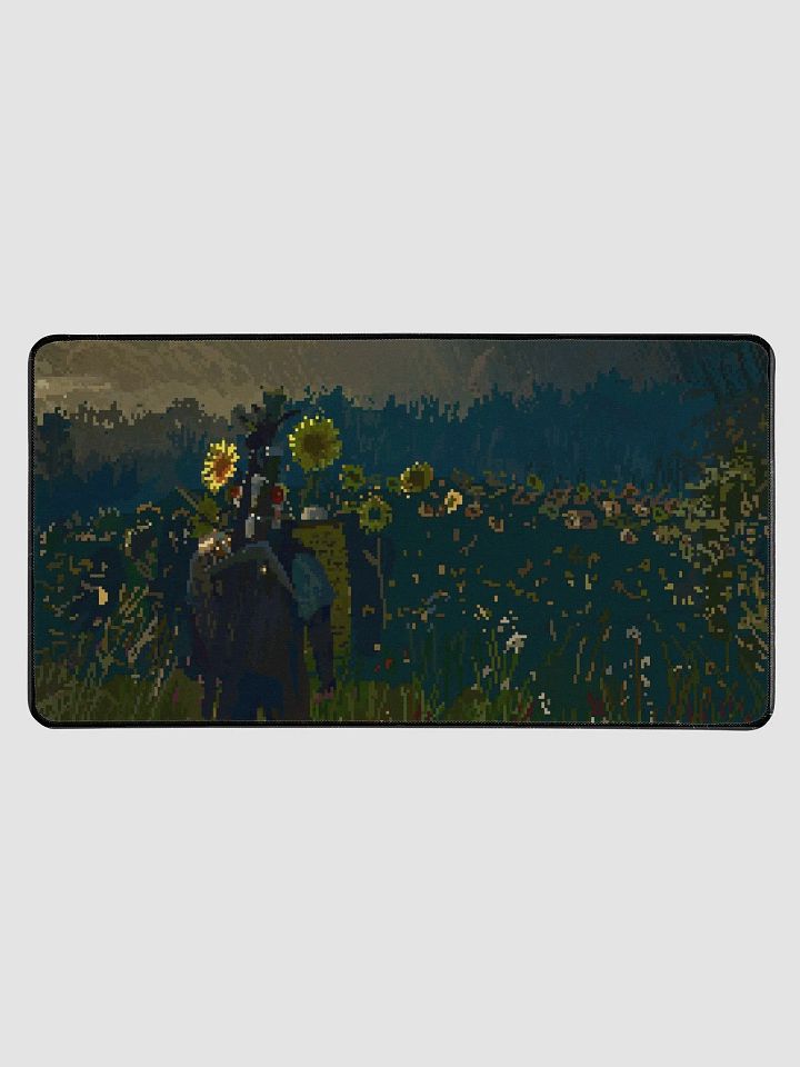 "Geralt and Sunflowers" Desk Mat product image (1)