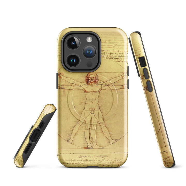 Vitruvian Man iPhone® MagSafe® Tough Case product image (3)