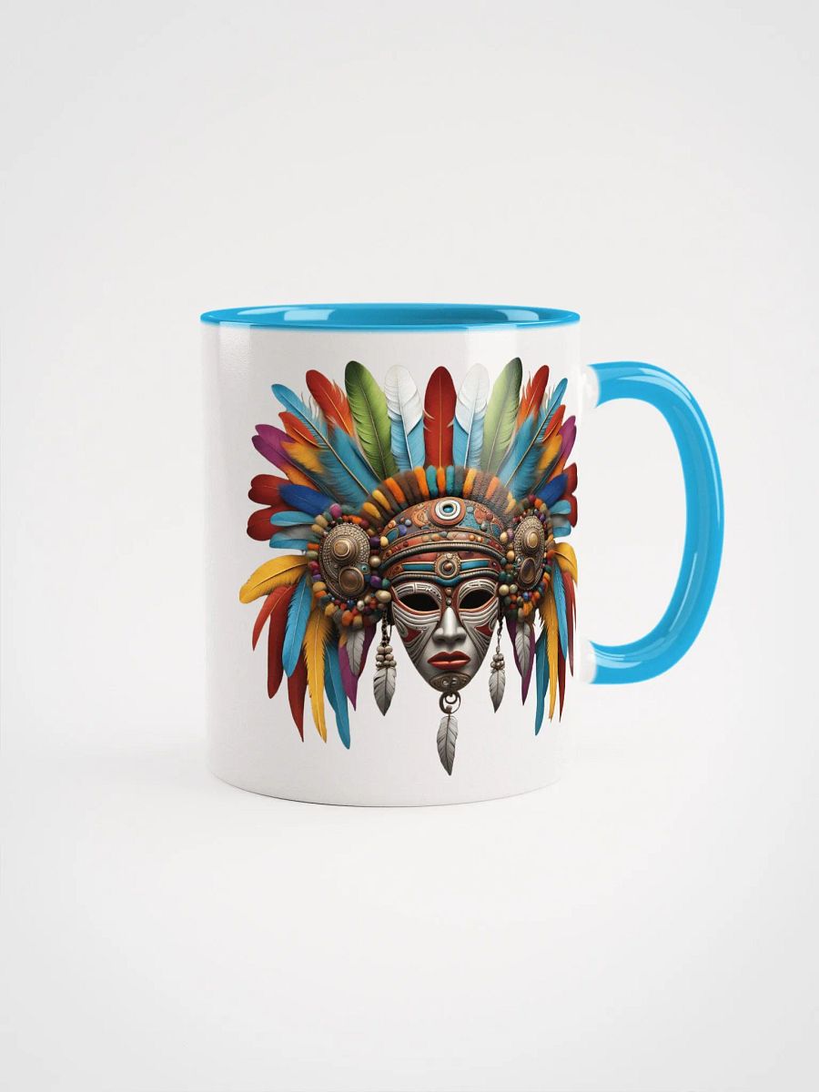 26b2 Quetzalcoatl Eztlihuitl Aztec Mask Mug product image (4)