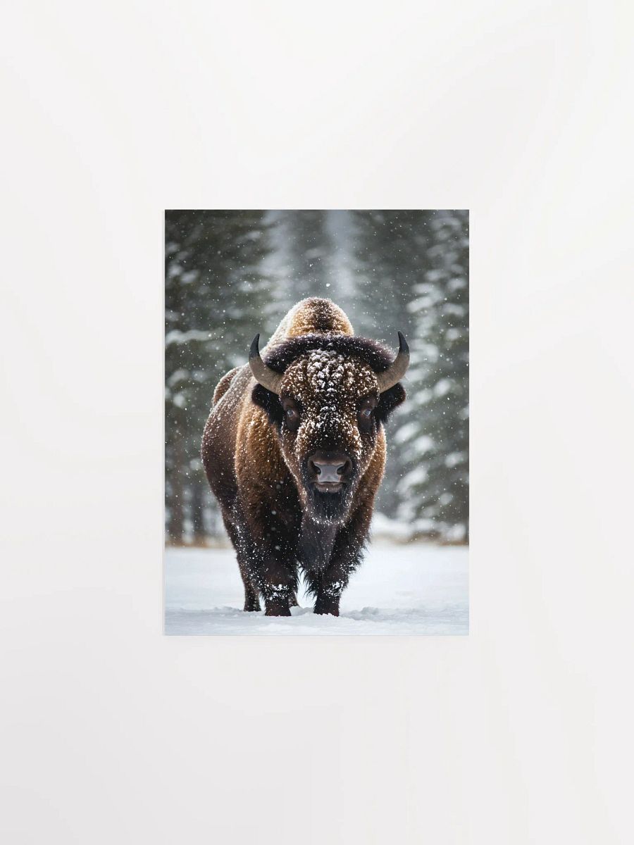 The Frosty Guardian: The Mighty Bison Poster product image (2)