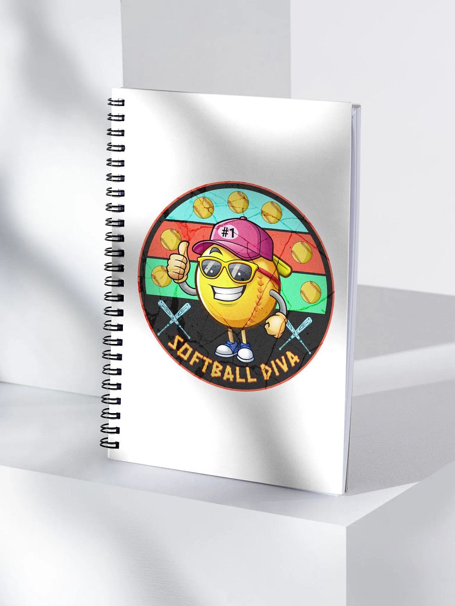 Softball Diva Spiral Notebook product image (3)