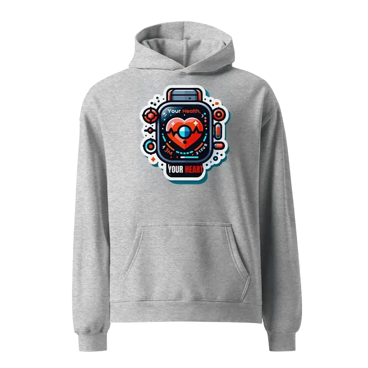 Heartbeat Tracker Unisex Hoodie product image (3)