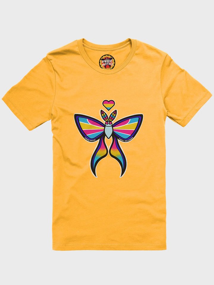 № 4 | PANSEXUAL PRIDE MOTH | SHORT SLEEVE TEE | T-SHIRT product image (1)
