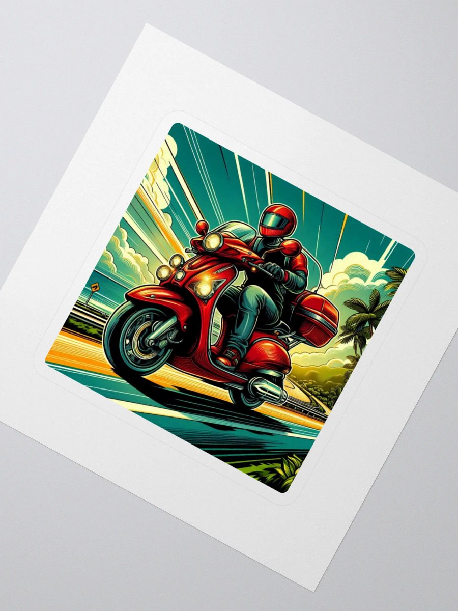 Scooter Adventure Kiss Cut Stickers product image (2)