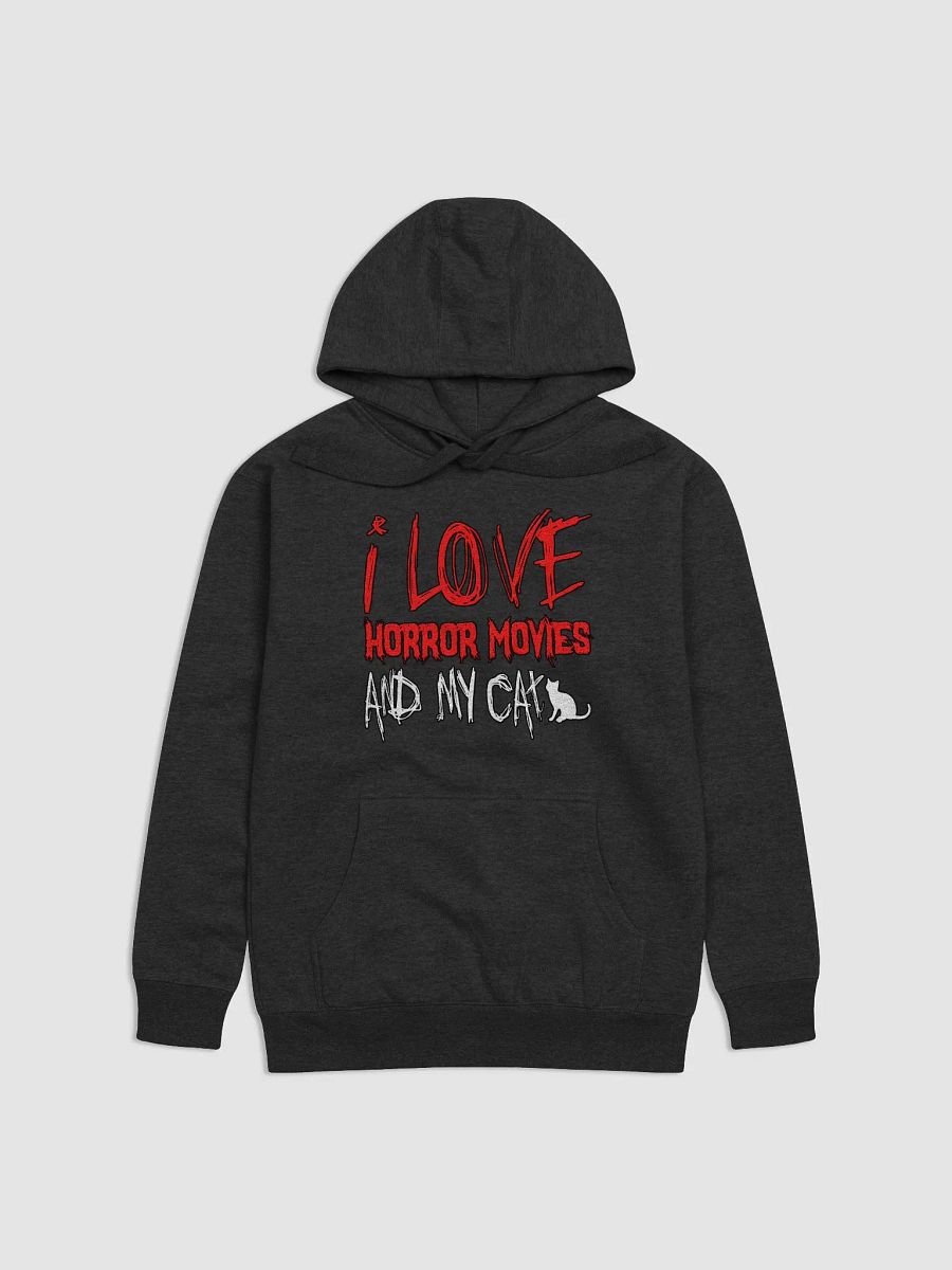I Love Horror Movies And My Cat Hoodie product image (1)