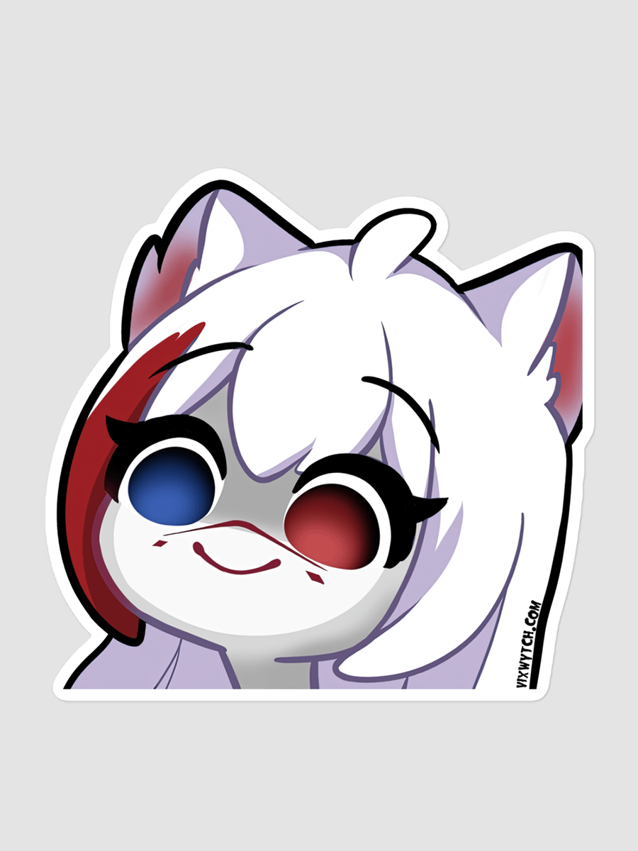 Vixwytch Evil Emote Sticker product image (1)