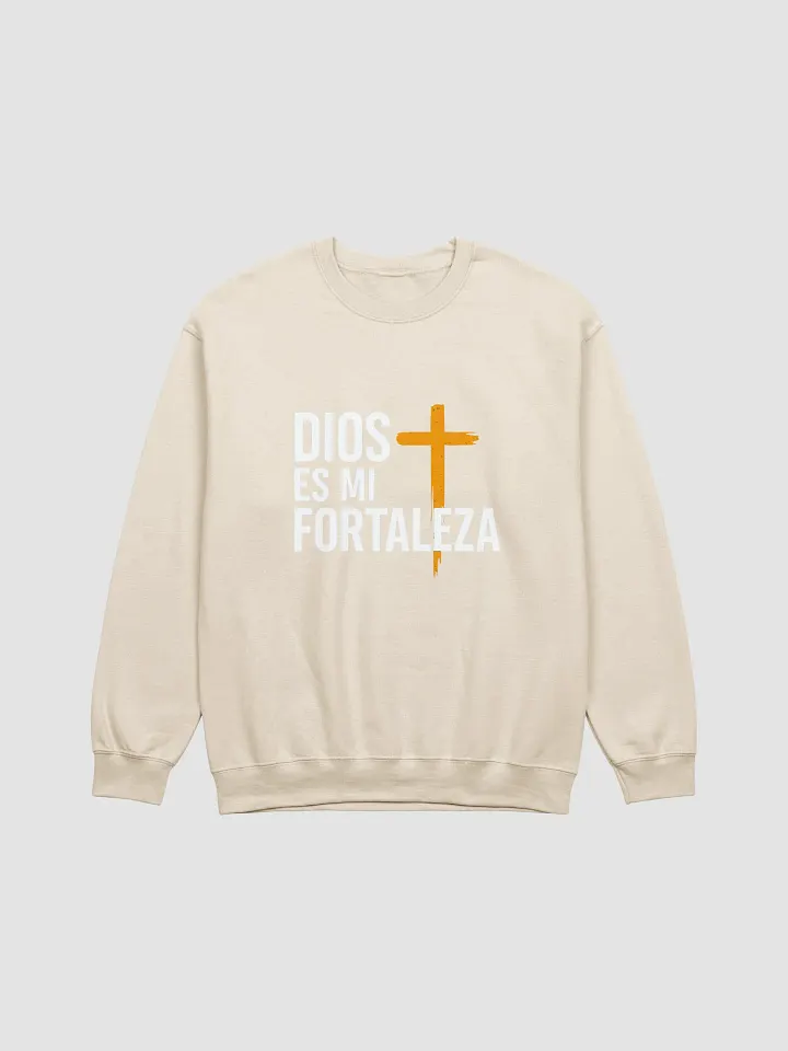 Sudadera Unisex Cuello Redondo | Dios es mi Fortaleza product image (9)