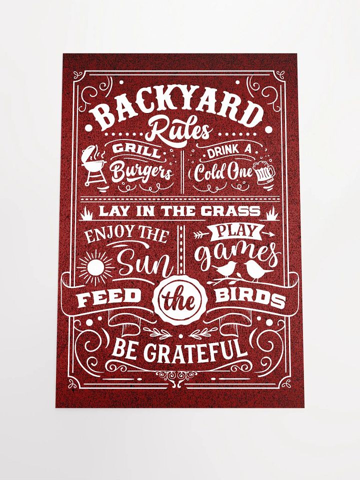 Backyard Bliss: Premium Poster product image (2)