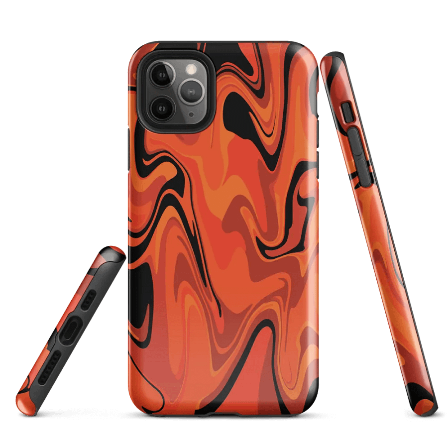 Orange Swirl Tough Case for iPhone® product image (3)