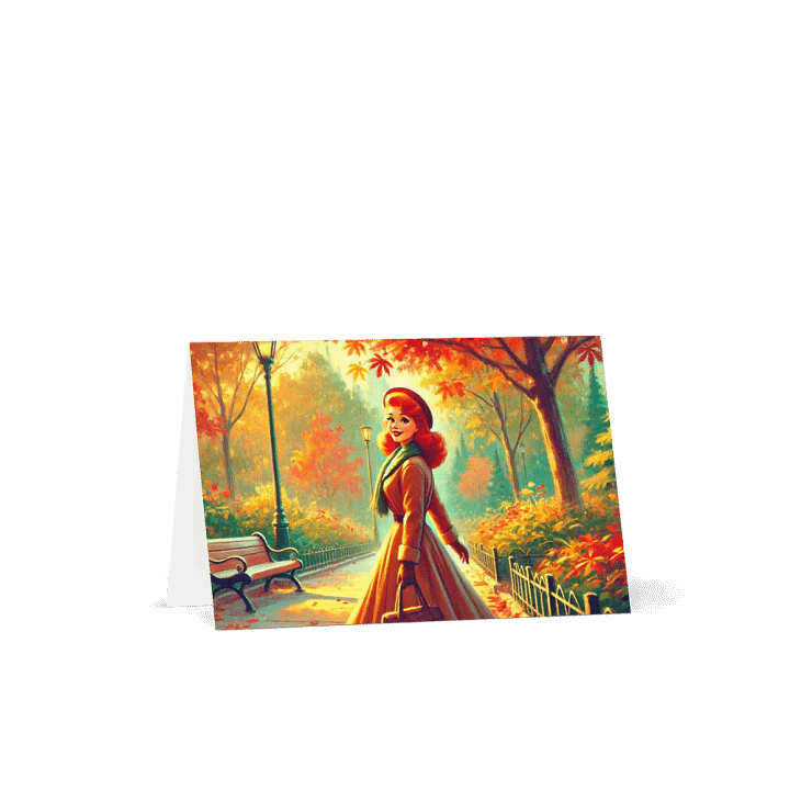 Autumn Stroll Greeting Card product image (1)