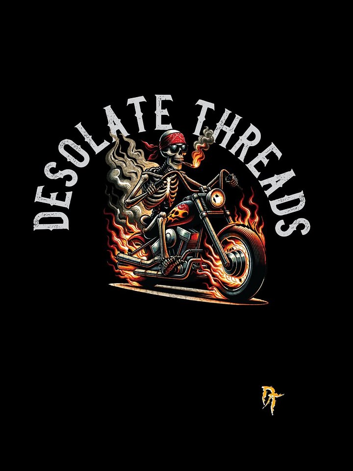 Hell on Wheels Dyed Cotton Tee product image (2)