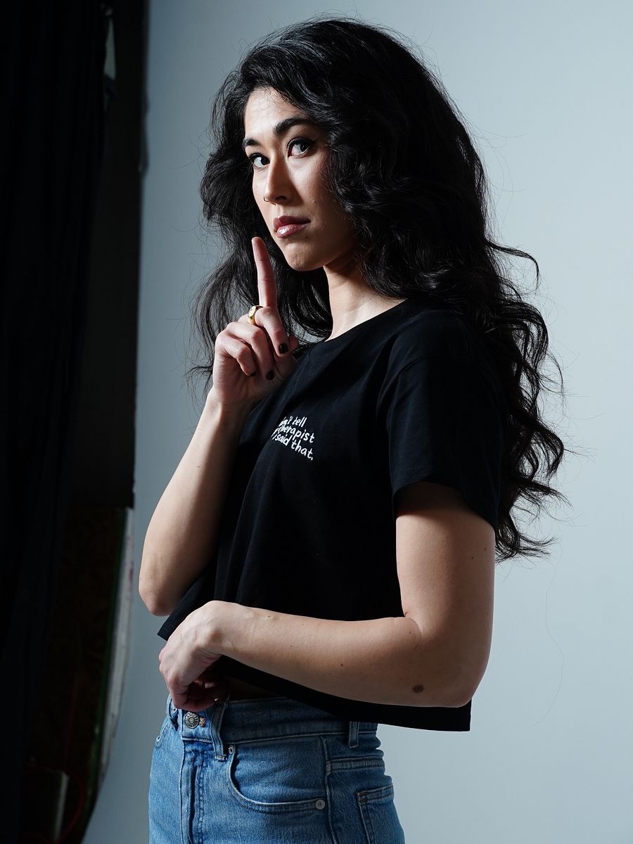 Conducive Cropped Tee (Embroidered) product image (8)