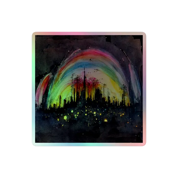 Cityscape Dreams Holographic Sticker Set product image (2)