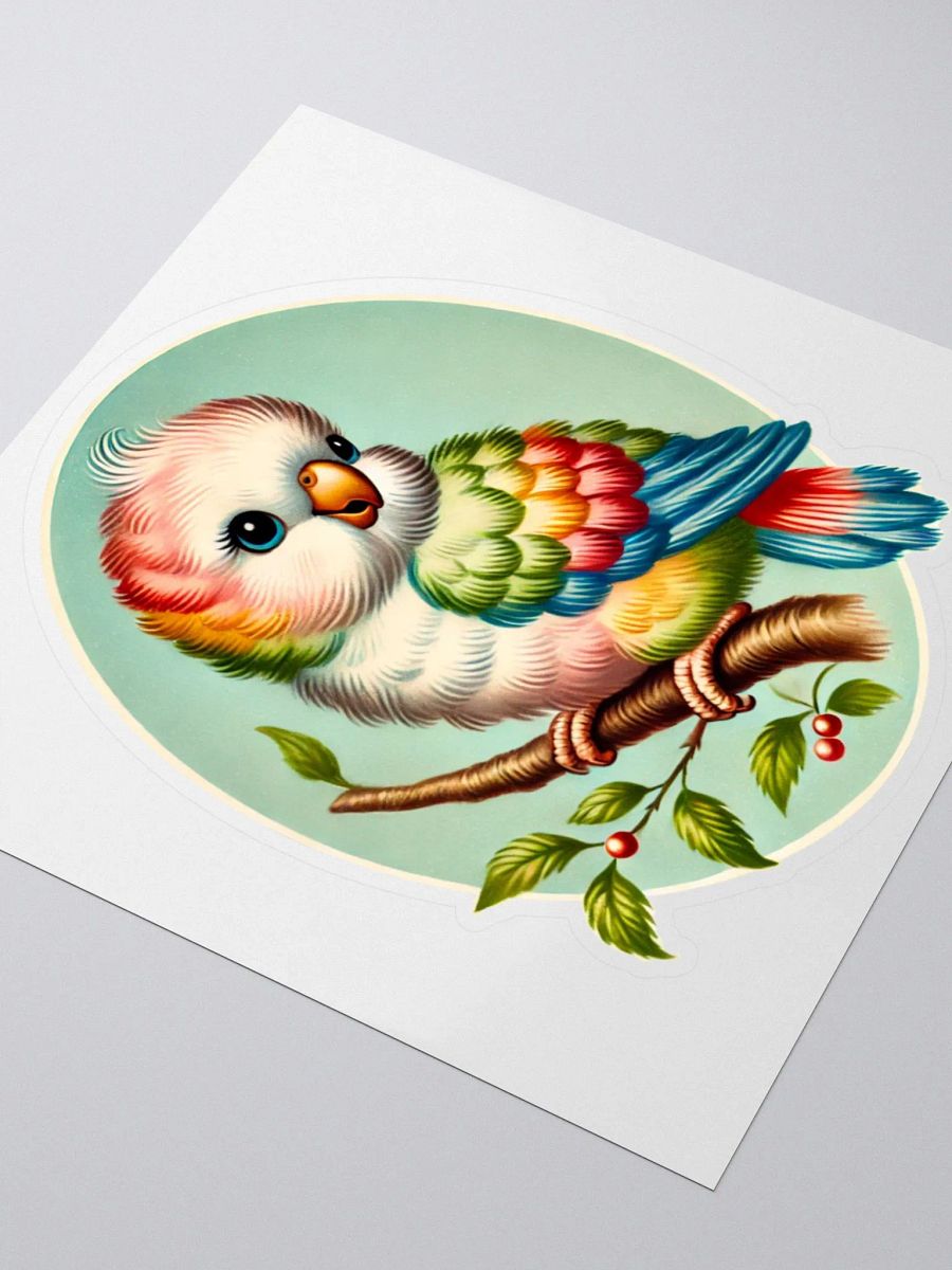 Adorable Colorful Baby Bird Stickers product image (8)