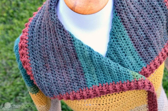 Painted Canyon Cardigan Crochet Pattern product image (4)