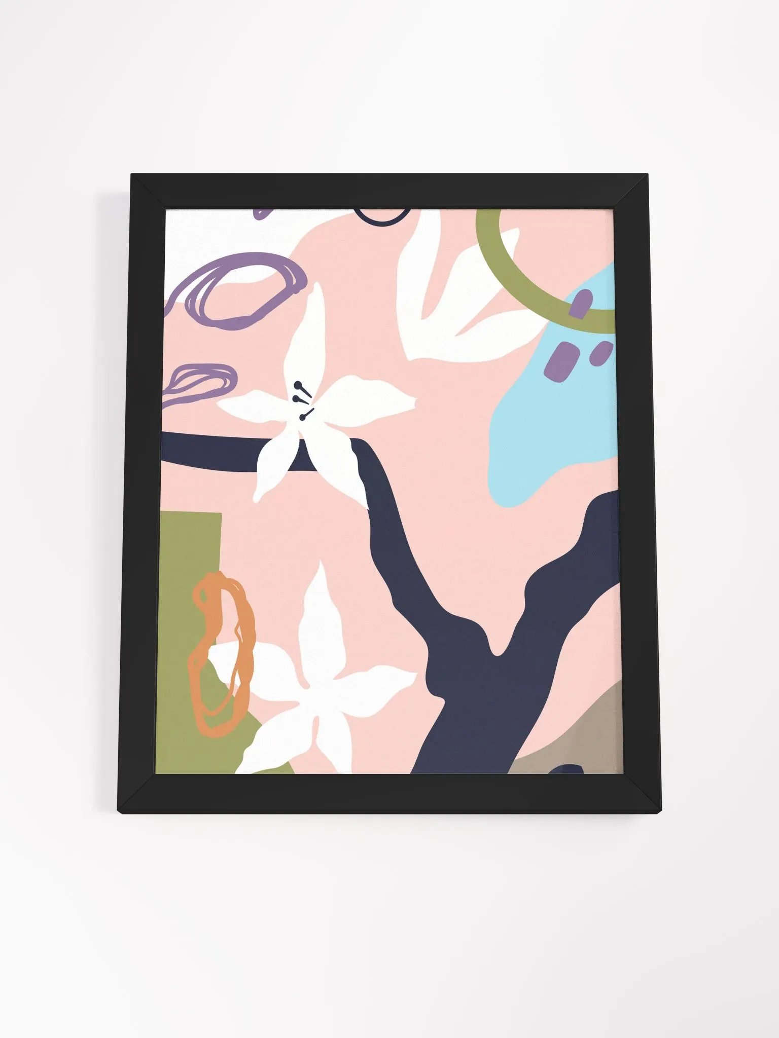 Vibrant Ayous Wood Framed Matte Poster product image (55)