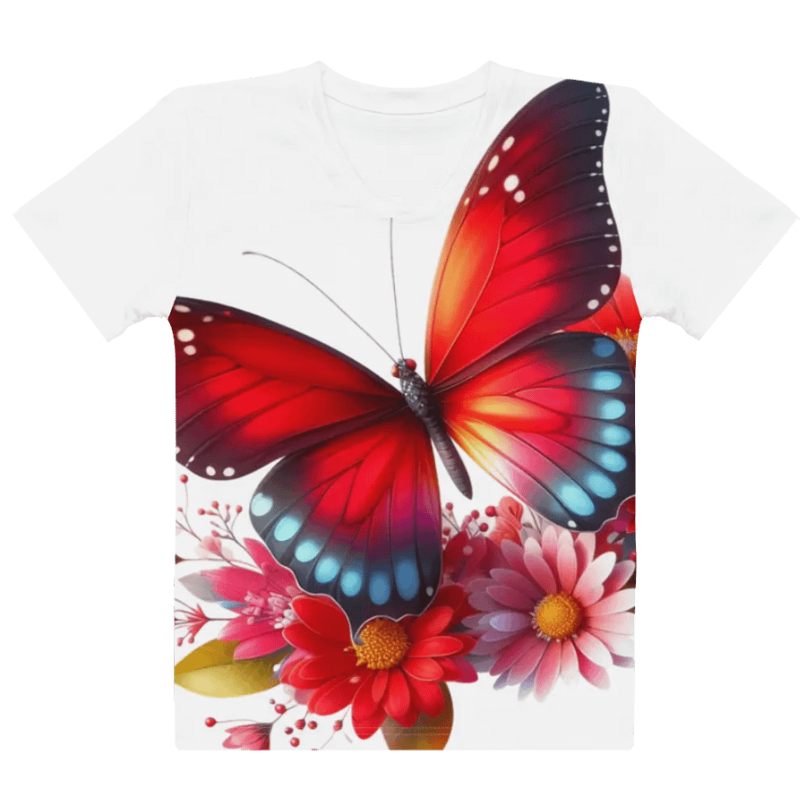 Vibrant Butterfly Paradise Women's T-Shirt product image (2)