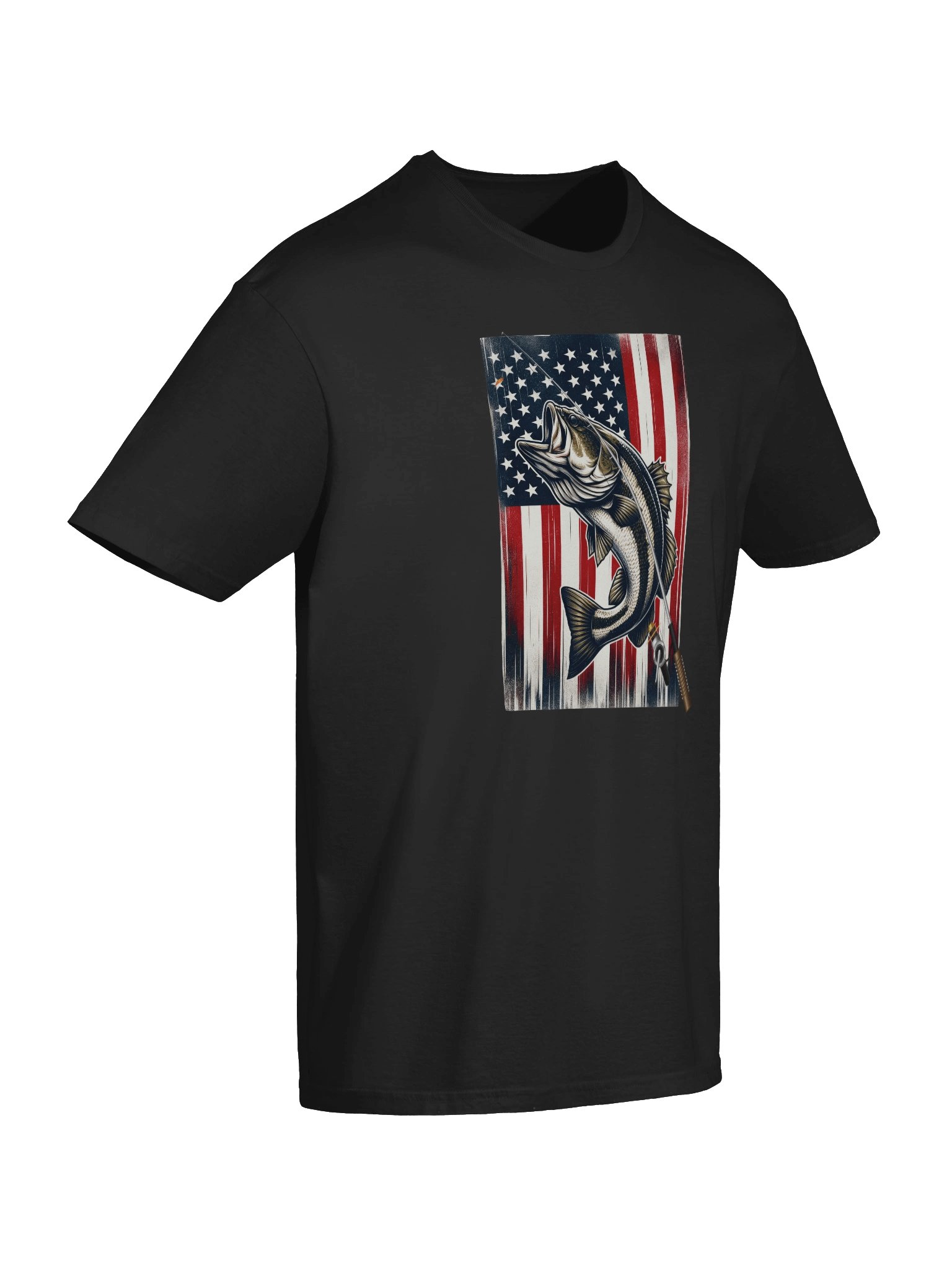 Patriotic Fishing Adventure T-Shirt product image (3)