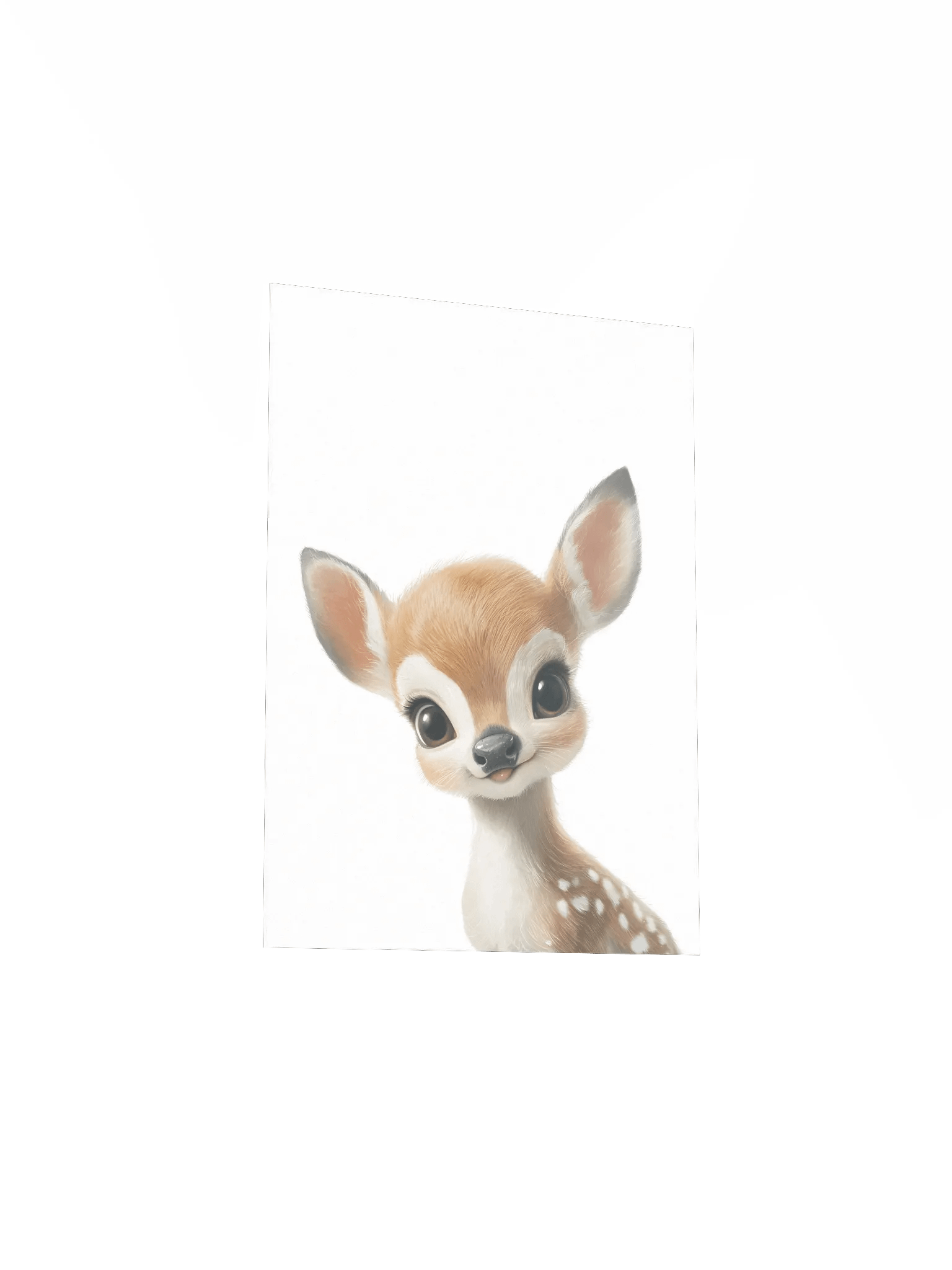 Woodland Curious Deer Nursery Print product image (4)