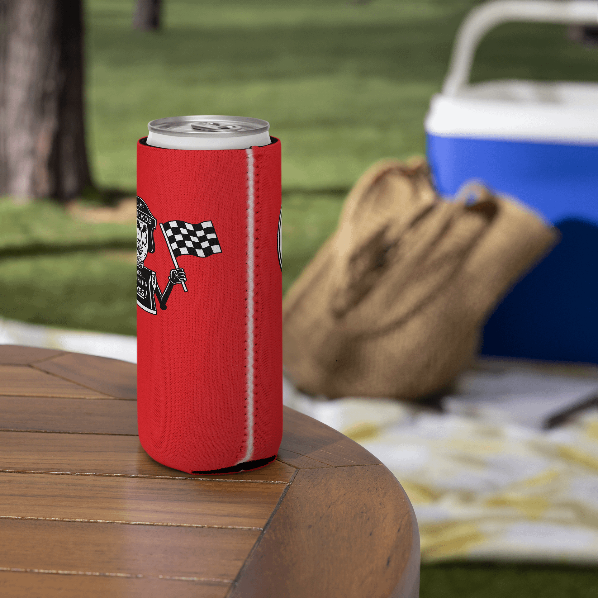 Sickos Racecar Driver Koozie (Slim/Regular) product image (14)