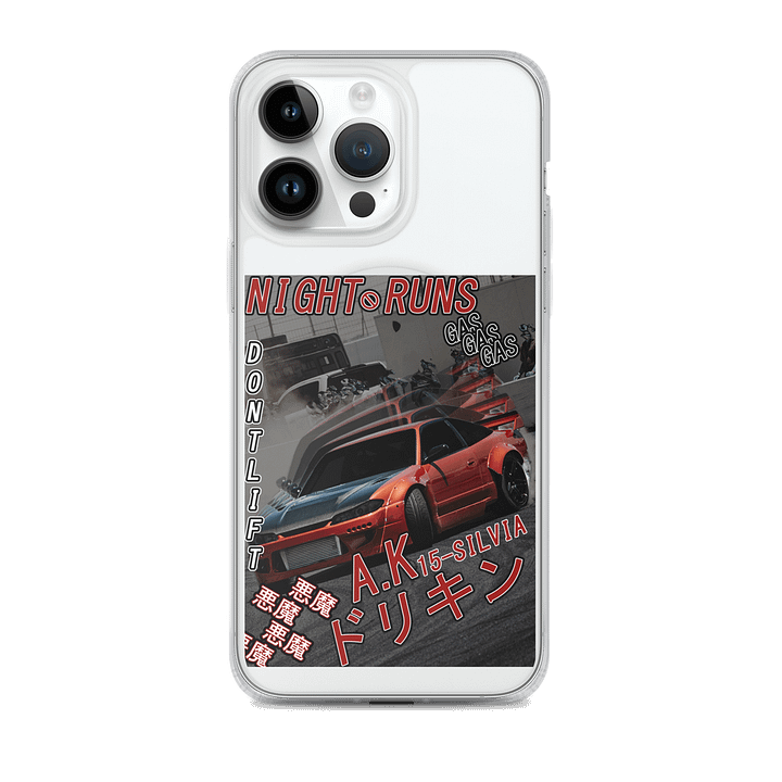 Drift-Ghost, 15-Silvia, Japanese Magazine Styling Phone Case product image (1)