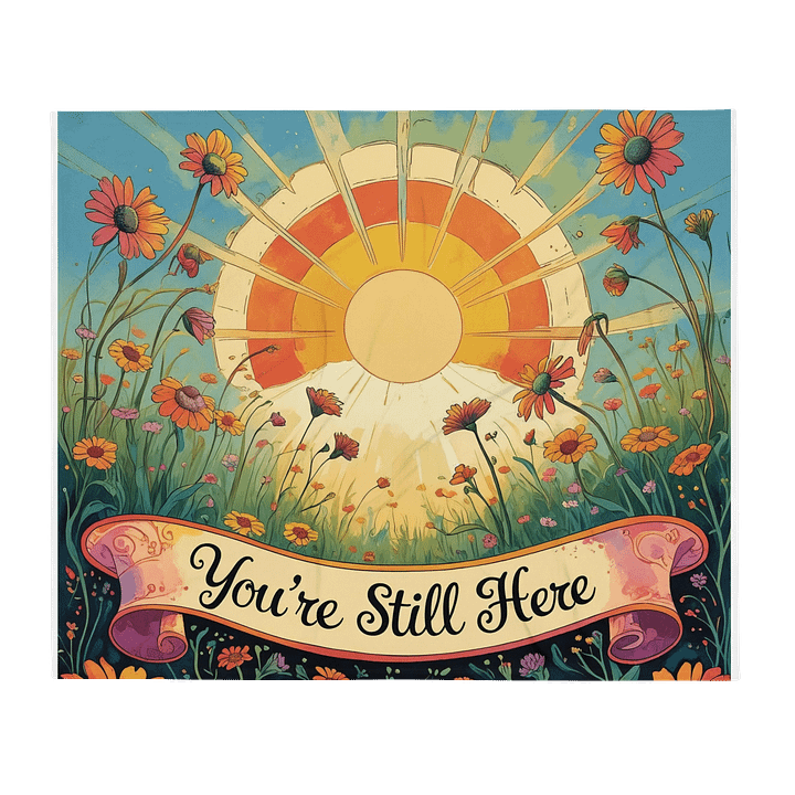 You're Still Here Throw Blanket product image (2)