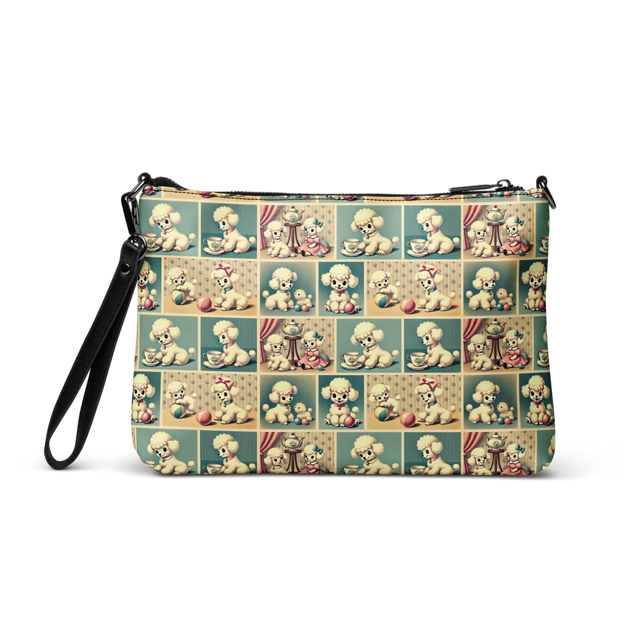 Retro Poodle Puppy Crossbody Bag - Vintage-style Purse product image (2)