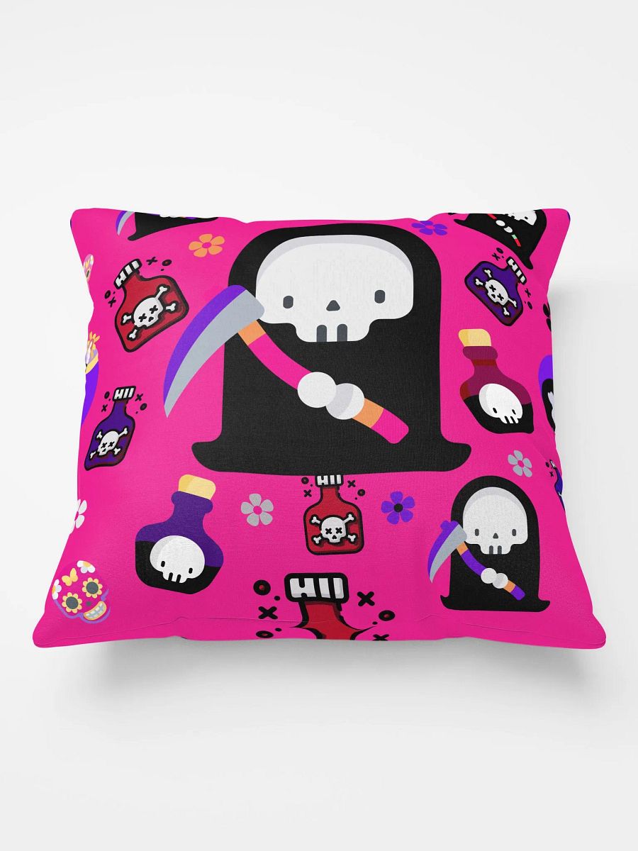 Pink Grim Reaper All-Over Print Pillow product image (7)