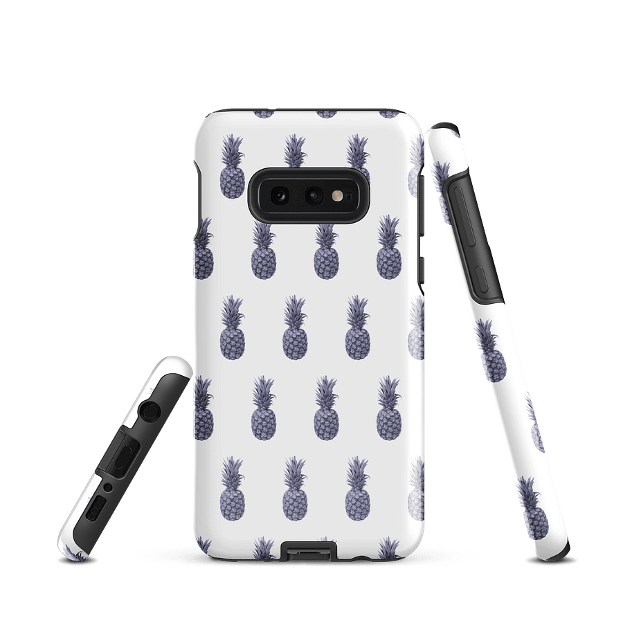 Monochrome Pineapple Samsung® Tough Case White product image (3)