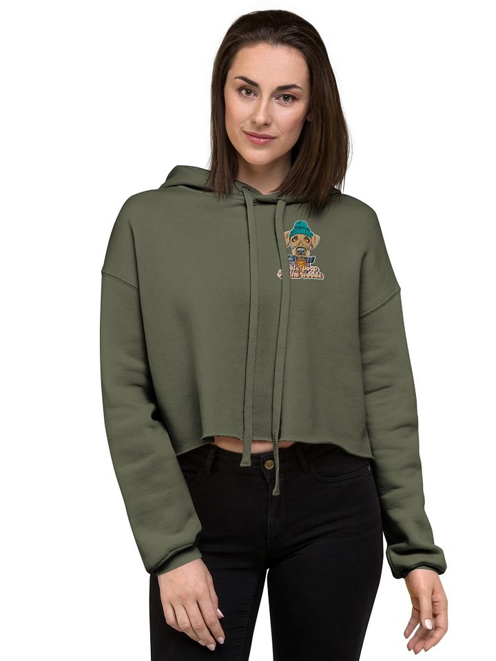 Cropped hoodie All colors - Let's poop in the Woods product image (1)
