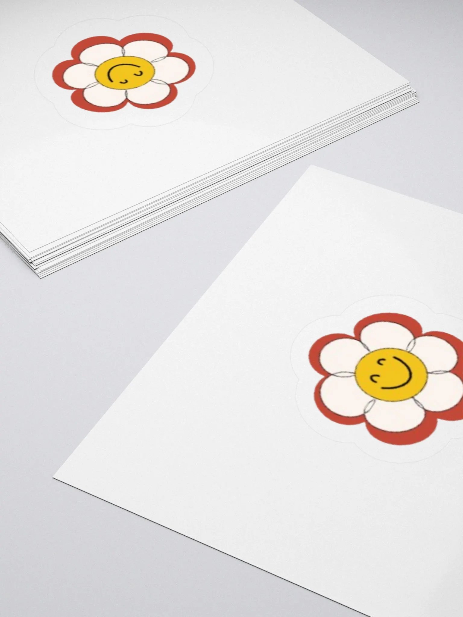 Red Flower Sticker product image (4)