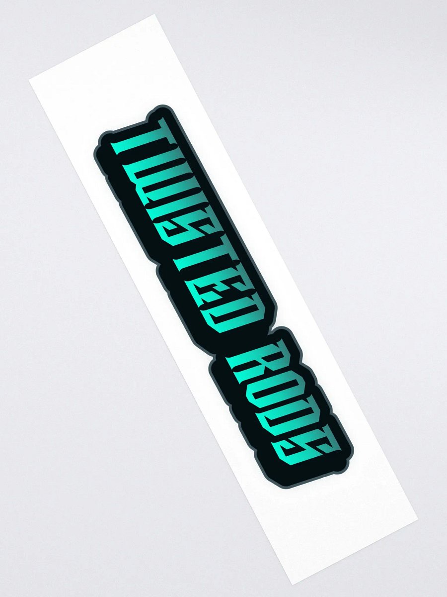 Twisted Rods Aqua Sticker product image (2)