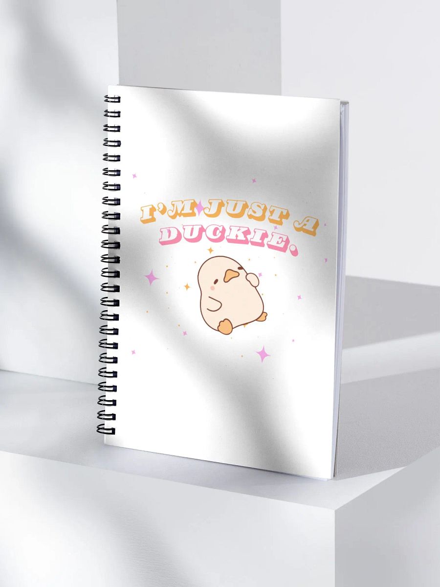 I'm Just A Duckie Spiral notebook product image (4)