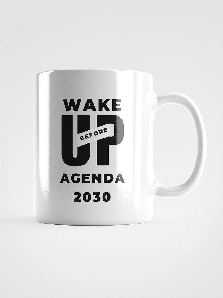 White Mug Wake Up Before Agenda 2030 product image (1)