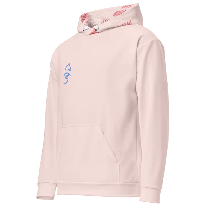 F3 Leave Unisex Hoodie ( Baby Pink ) product image (2)