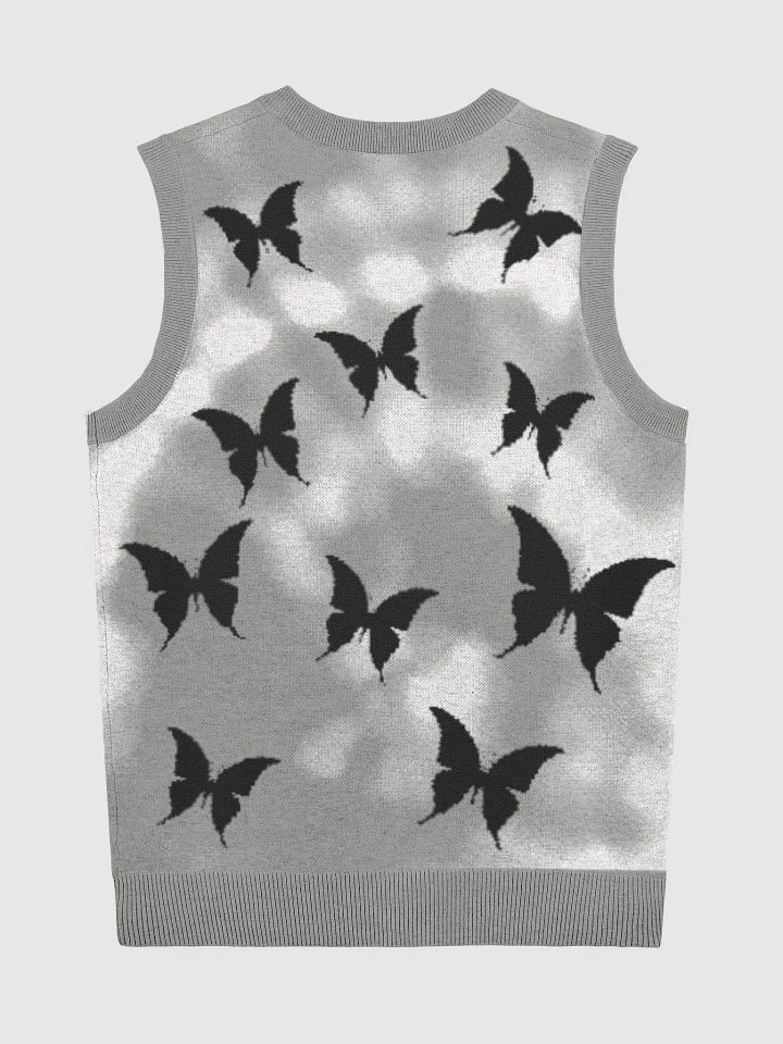 Butterflies - Knitted V-Neck Vest - Knitted V-Neck Vest product image (2)