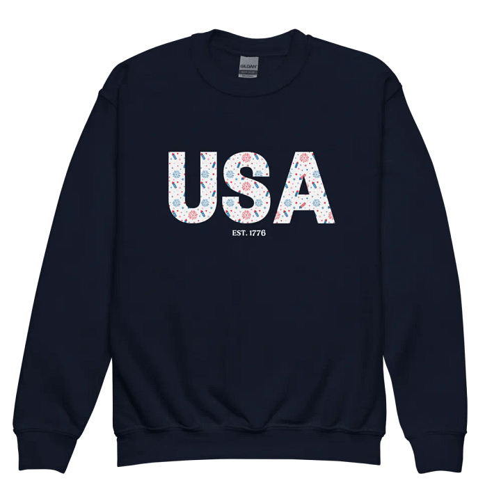 Kids USA Fireworks Pullover product image (1)