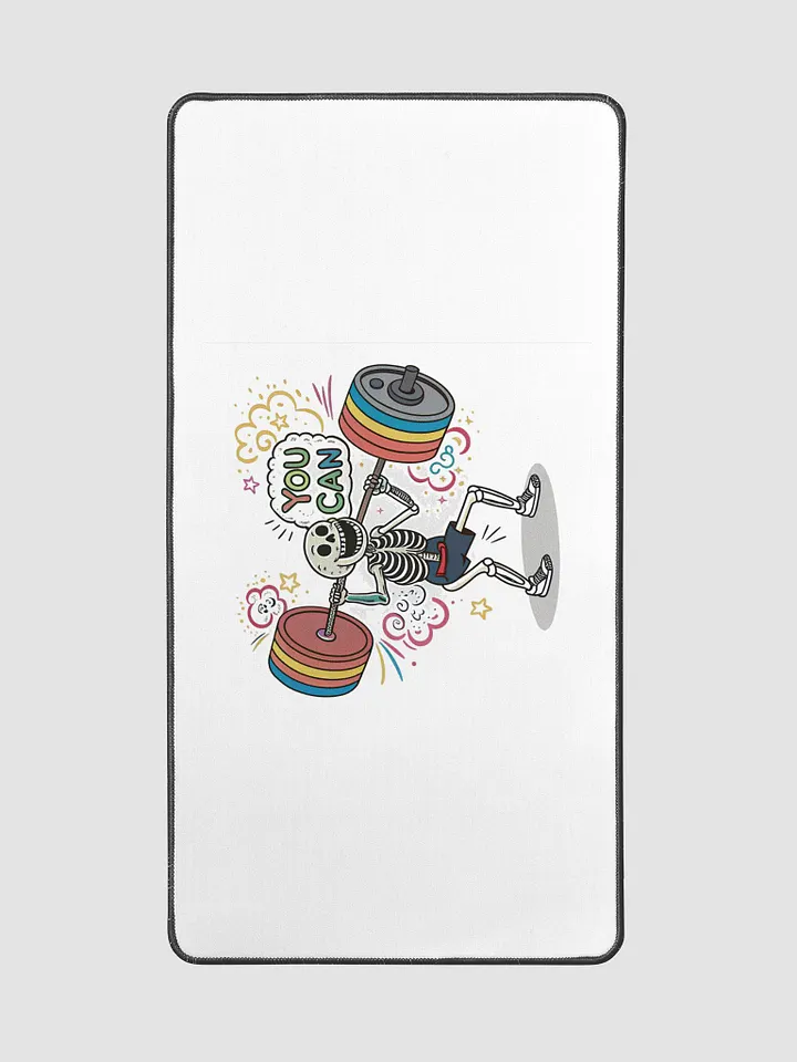 Rainbow Skeleton Desk Mat product image (2)