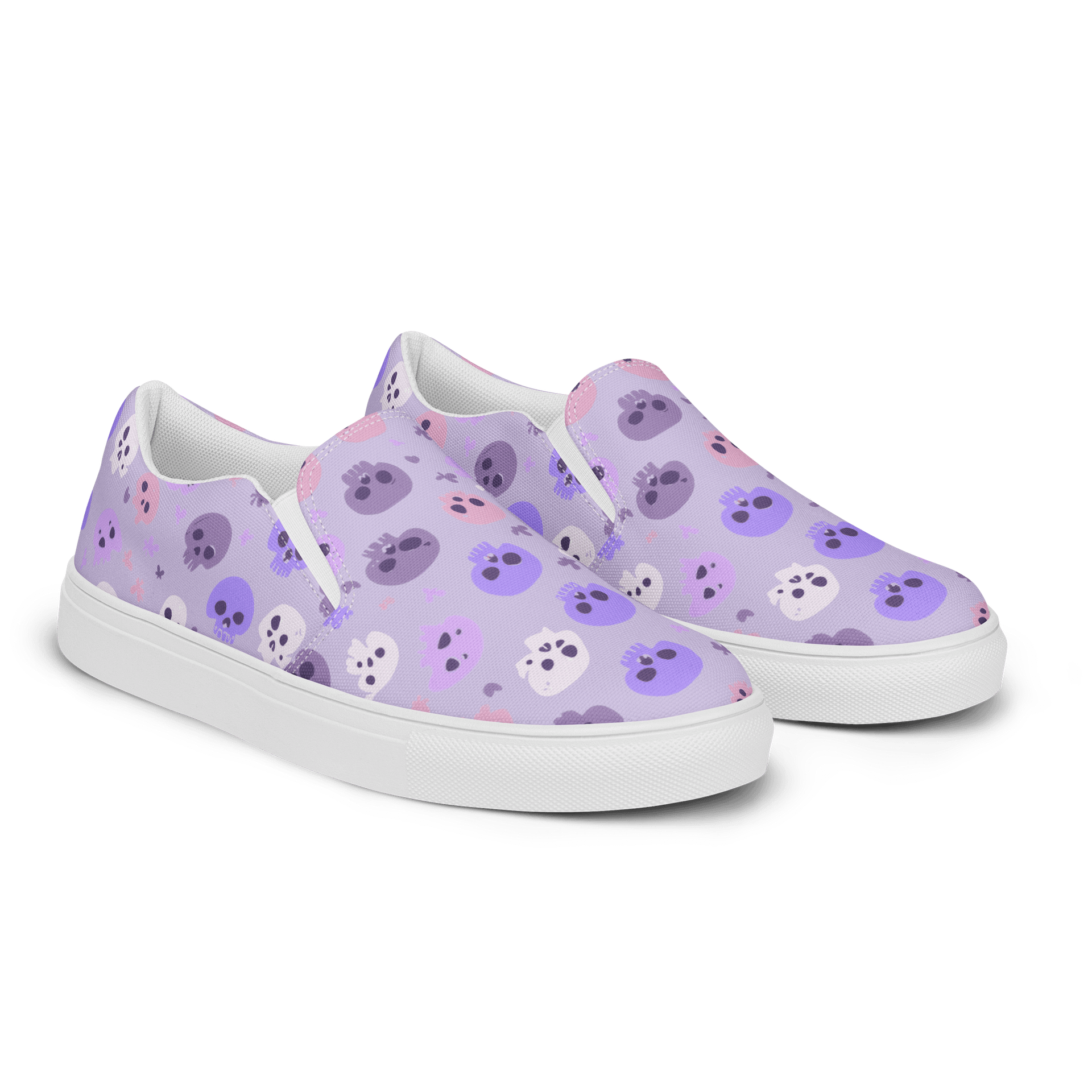Pastel Skull Delight Slip-Ons product image (2)