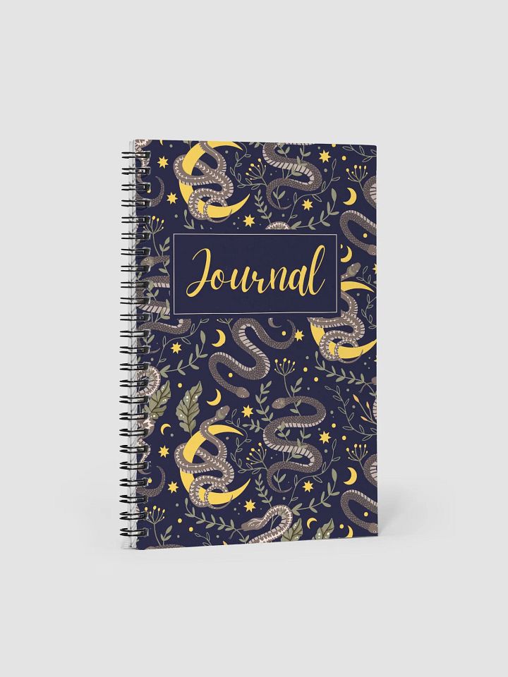 Serpent Talking to the Moon Spiral Notebook product image (1)