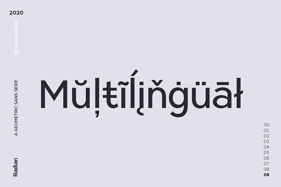 Radian | A Geometric Sans Serif Typeface product image (7)