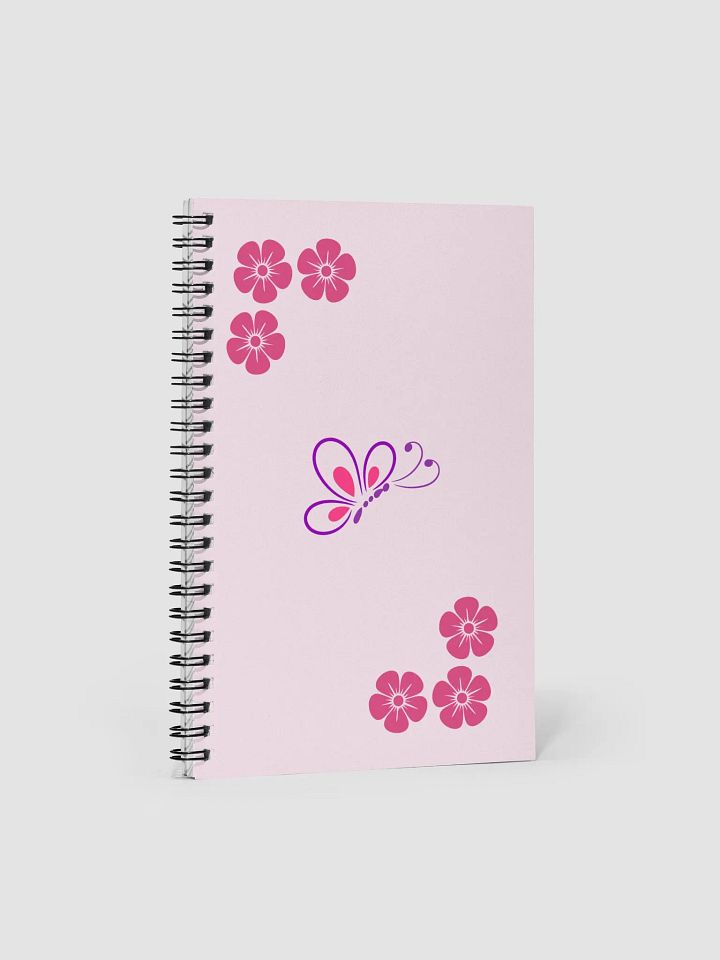 Butterfly Blooms Spiral Notebook product image (1)