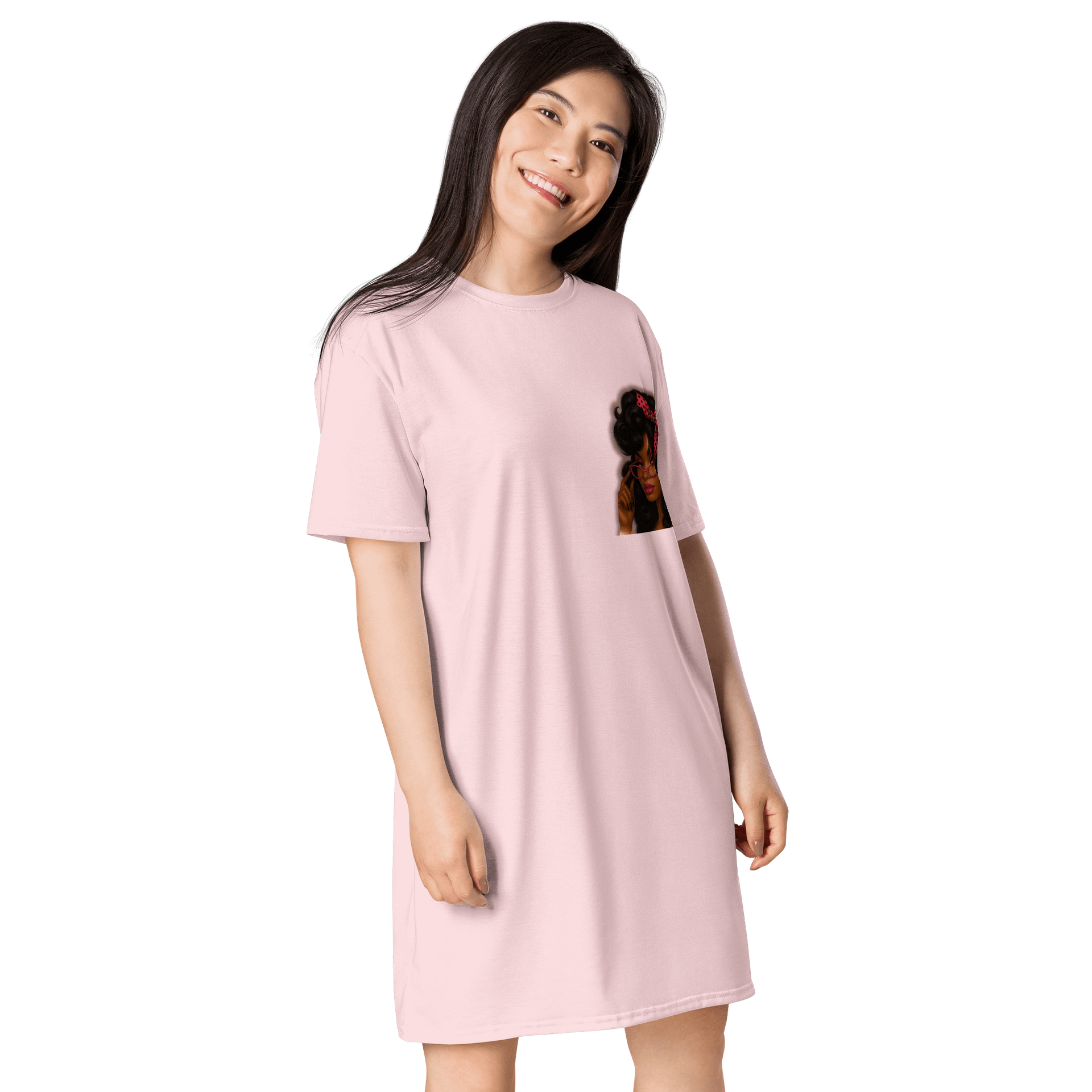 Glamour Galore Cat-Eye T-Shirt Dress product image (4)
